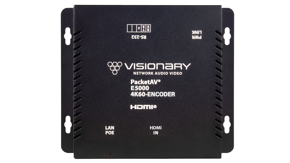 The new E5000 AV over IP encoder.