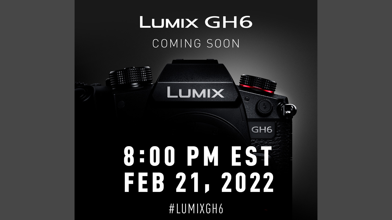 A launch poster for the Panasonic GH6