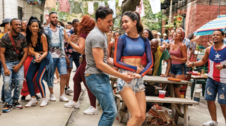 In the Heights' Anthony Ramos and Melissa Barrera during a dance number.