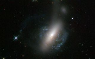 Galaxy Collision ESA space wallpaper