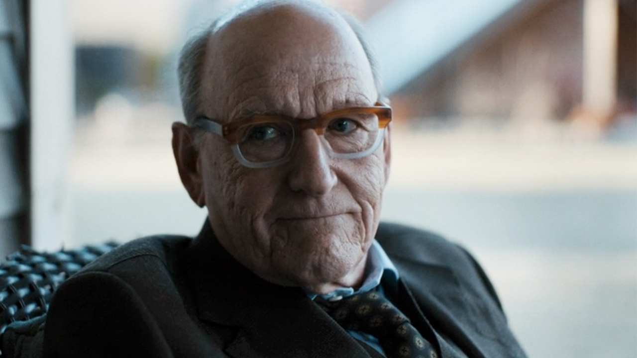 A close up of Richard Jenkins wearing glasses in DTF ST. Louis.