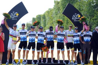 Garmin-Cervelo best team, Tour de France 2011, stage 21