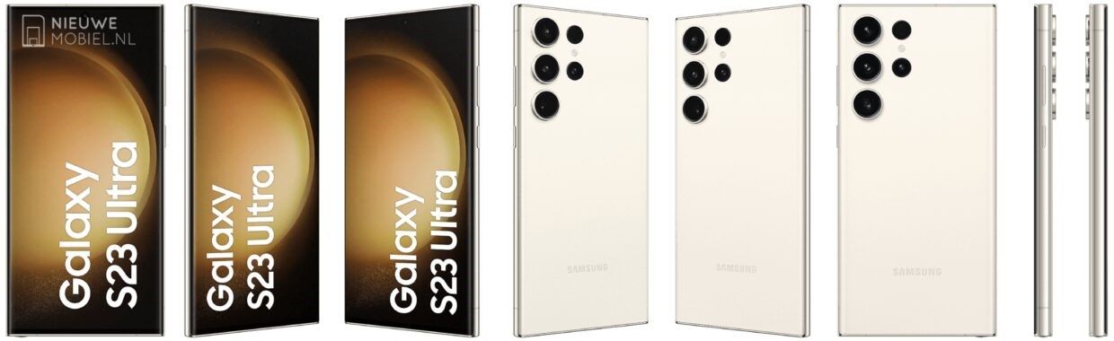 Samsung Galaxy S23 Ultra renders