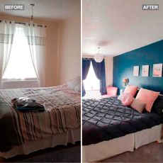 bedroom renovated to new one
