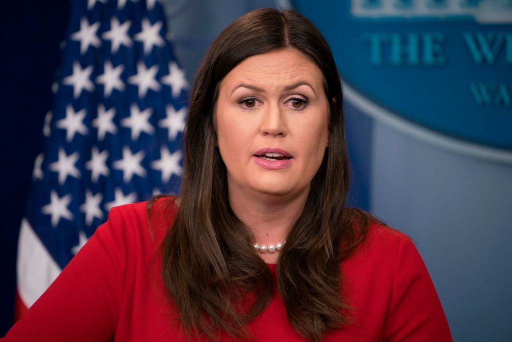 Sarah Huckabee Sanders. 