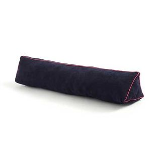 blue and pink cord draught excluder