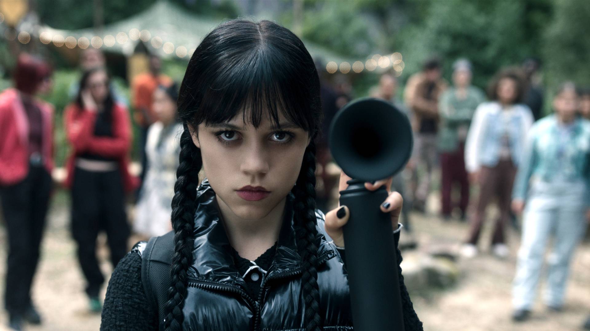 Jenna Ortega as Wednesday Addams in Wednesday season 2 part 1