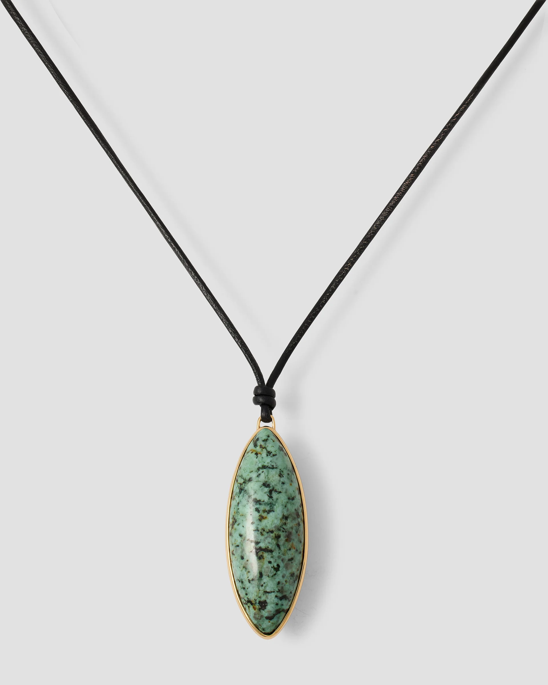 jennifer fisher, Semi-Precious Dagger Leather Cord Necklace