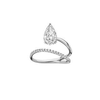 alternative engagement rings Billie Pave Pear