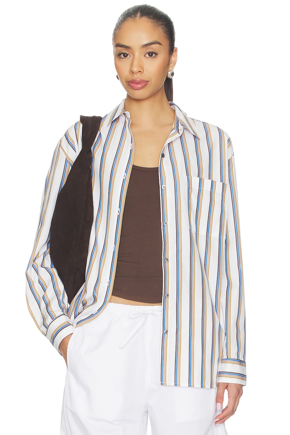 Yoshi Stripe Classic Button Down