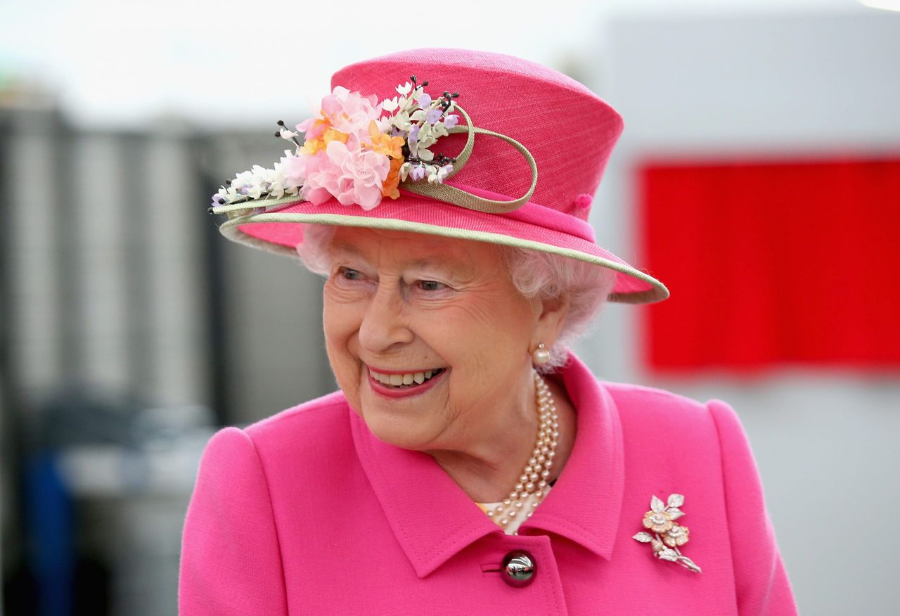 Queen Elizabeth II arrives at the Queen Elizabeth II delivery office in Windsor with Prince Philip, Duke of Edinburgh