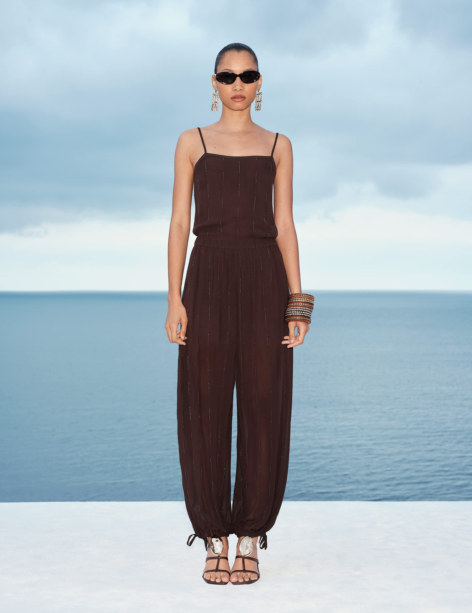 Embellished Balloon Trousers