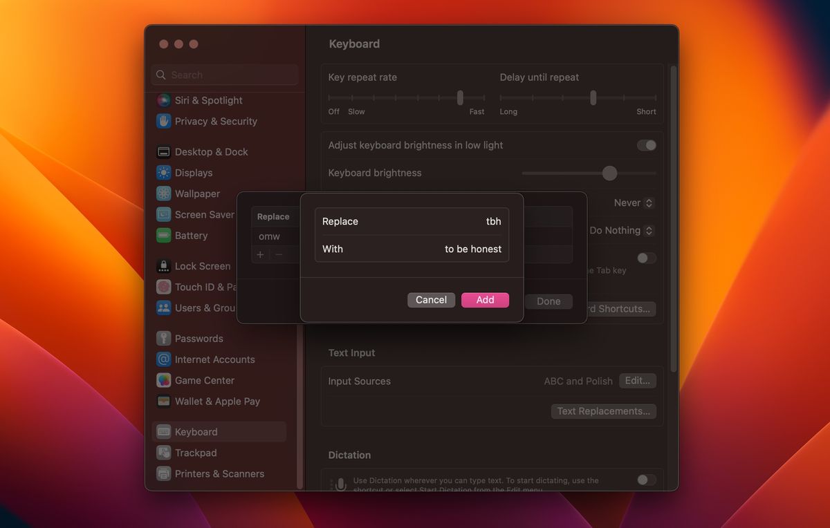 How to use and create keyboard shortcuts in macOS Ventura TechRadar