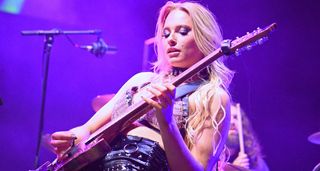 Sophie Lloyd shreds on her signature Kiesel