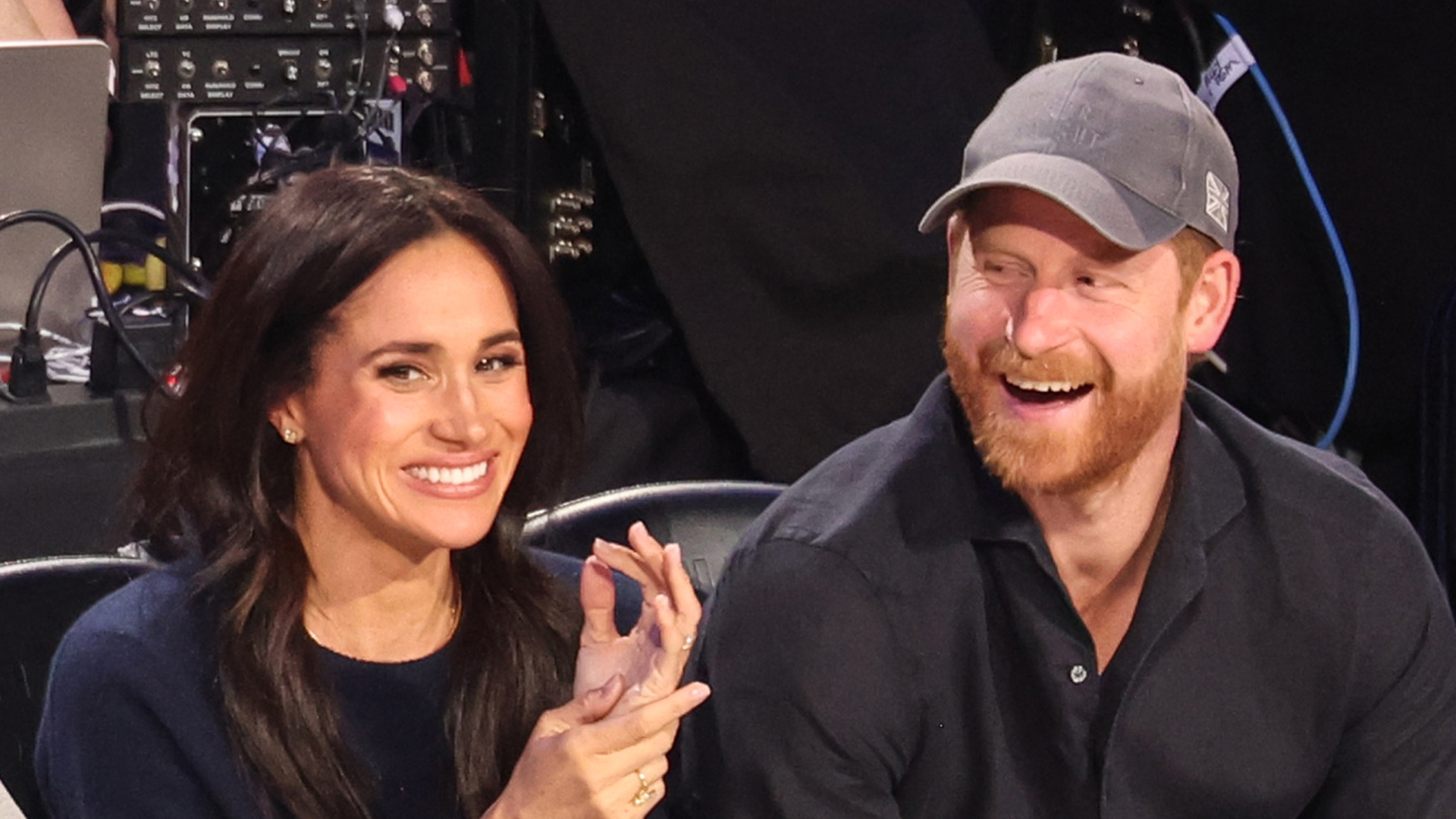Meghan Duchess of Sussex and Prince Harry Duke of Sussex at The 2026 NBA All-Star Game held at the Intuit Dome on February 15, 2026 in Los Angeles, California