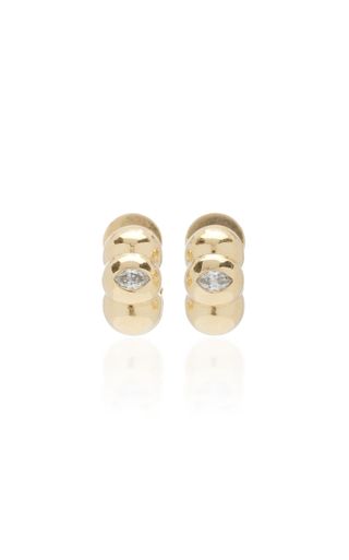 Cipó 18k Yellow Gold Diamond Earrings