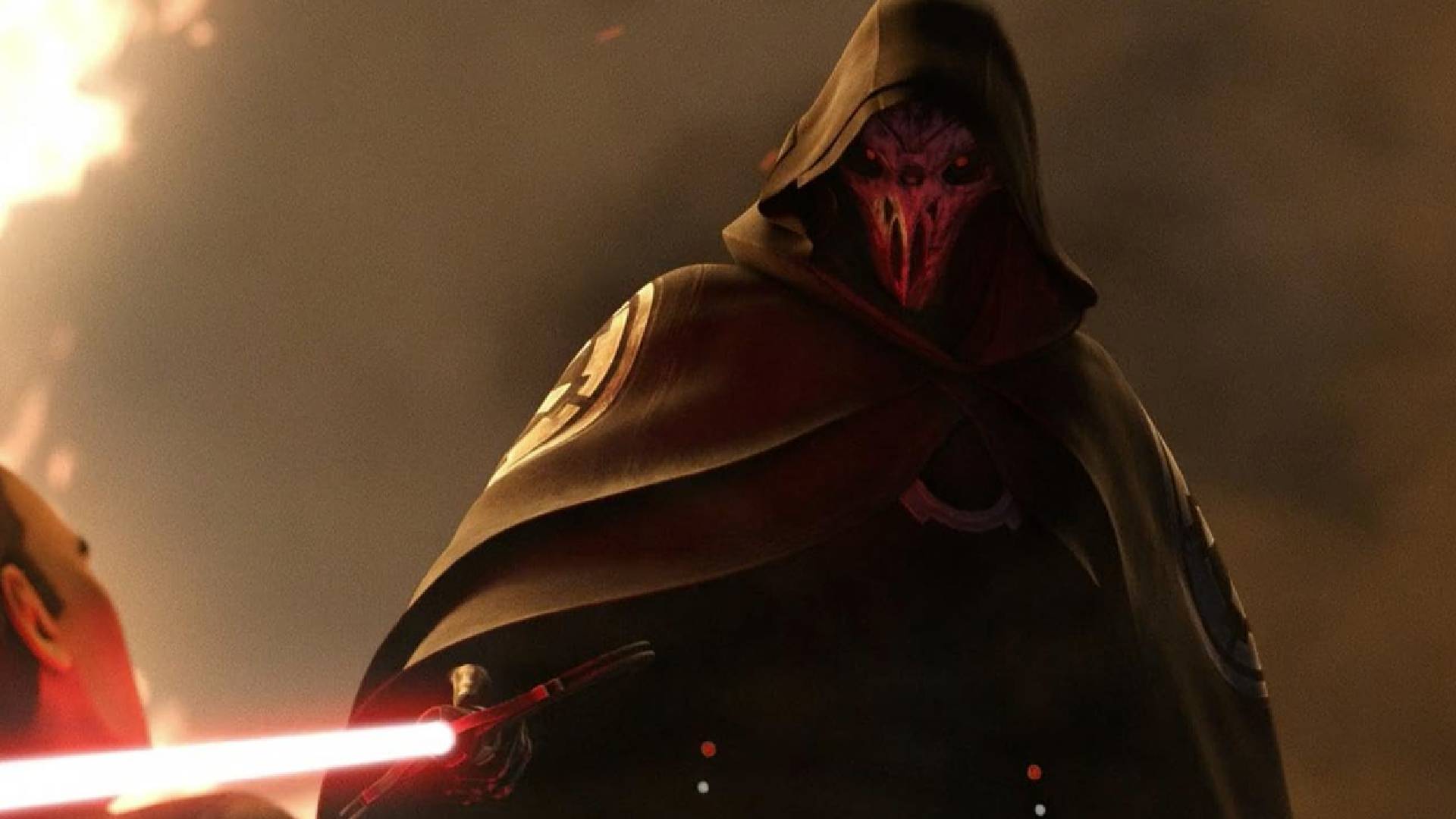 The Eleventh Brother wielding a lightsaber in Tales of the Jedi