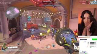 Perrikaryal on Twitch playing Overwatch 2 with their mind.