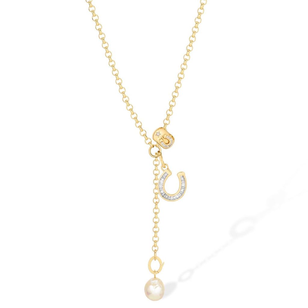For Luck Lariat Necklace
