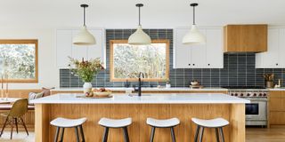 bar light over dining table