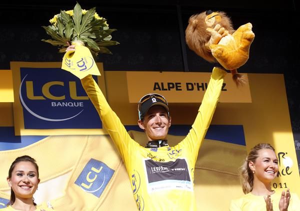 Andy Schleck (Leopard Trek) in the maillot jaune, with 57 seconds on Cadel Evans heading into the time trial