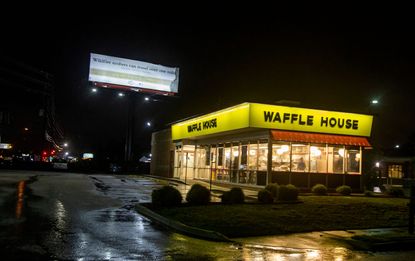 A Waffle House restaurant.