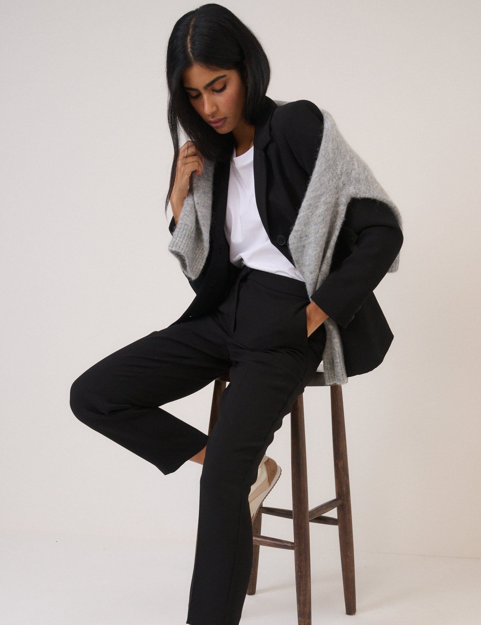 Black Cigarette Trousers