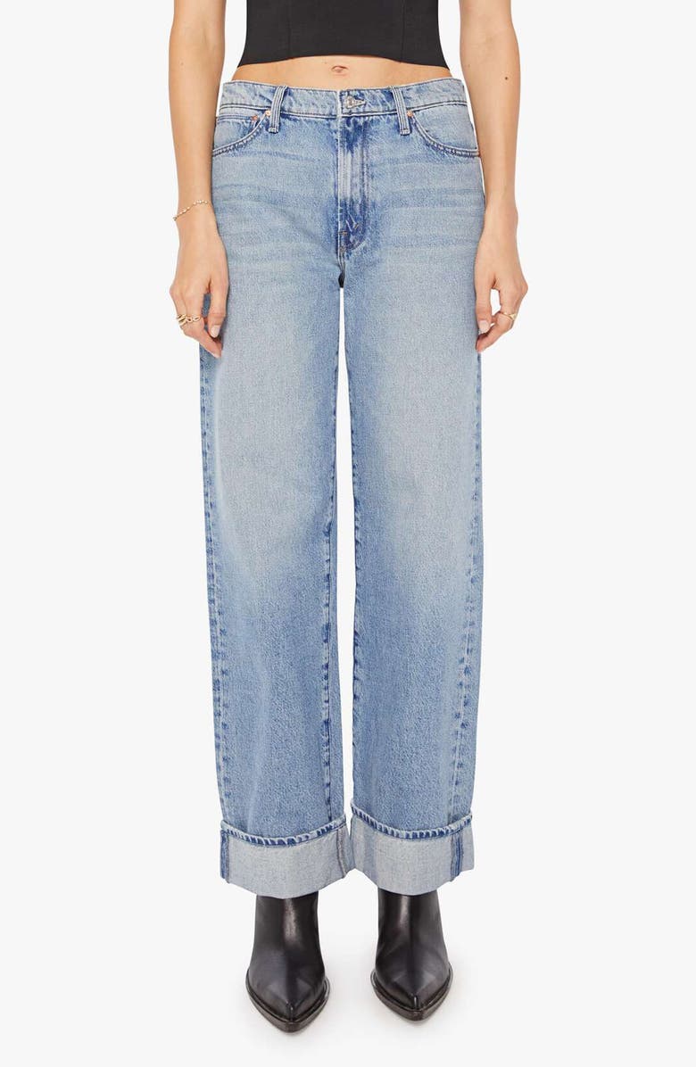 The Dodger Skimp High Waist Cuffed Hem Wide Leg Jeans