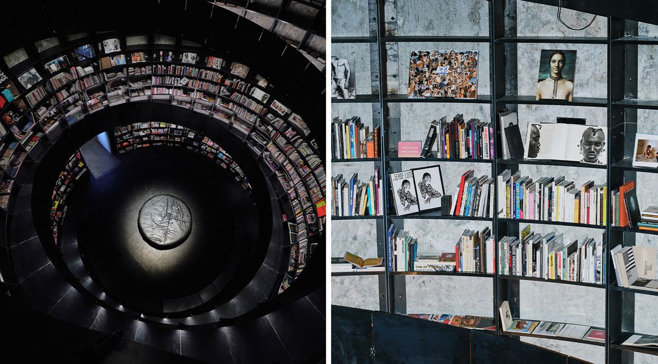 This spiralling Spanish library houses over 5000 rare fashion and photography tomes