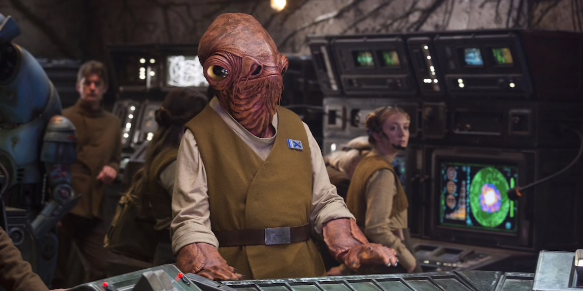 Admiral Ackbar in Star Wars: The Force Awakens