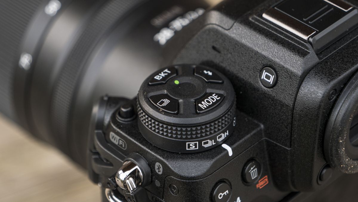 A dial on the Nikon Z9 camera