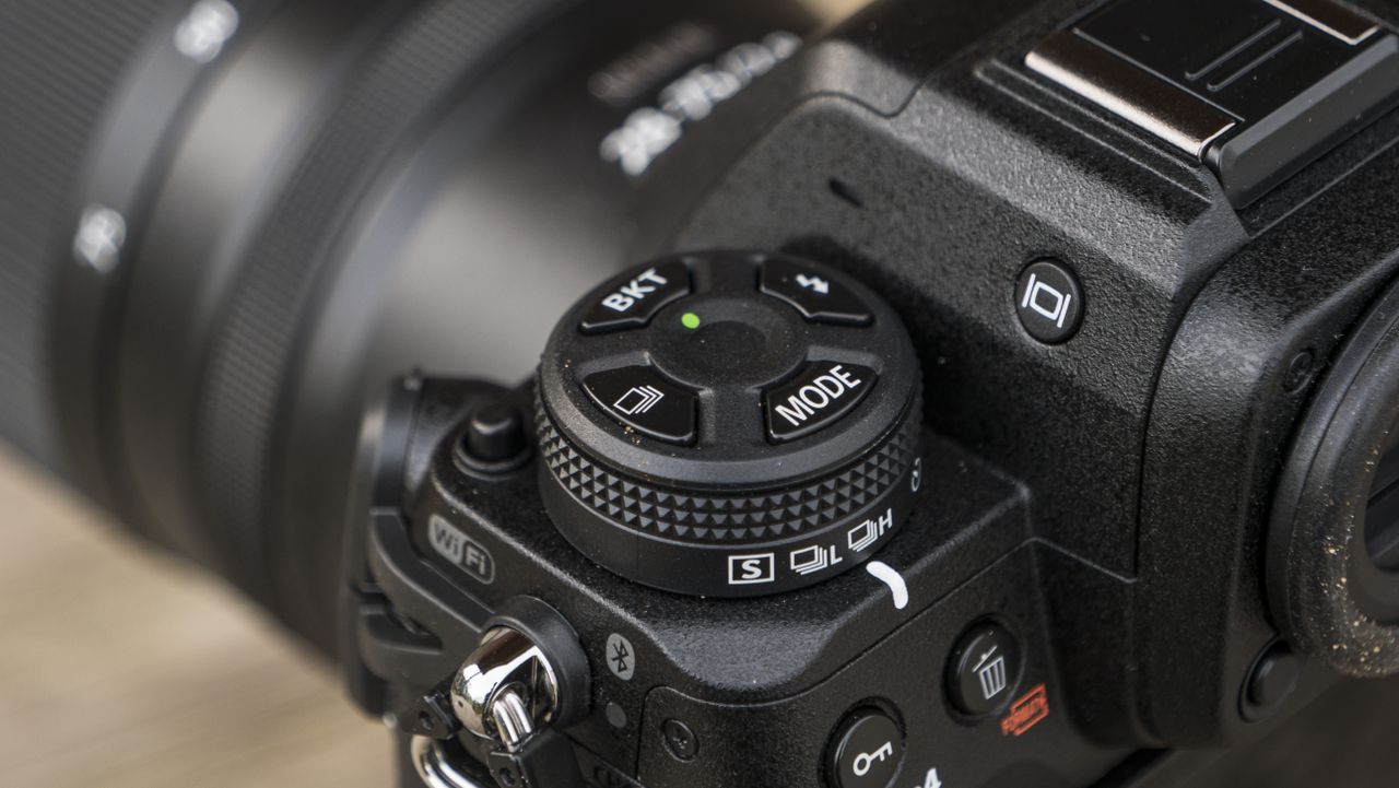 A dial on the Nikon Z9 camera