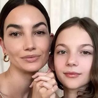 Lily Aldridge and Daughter Dixie Pearl Model Matching Tiffany & Co