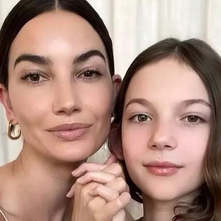Lily Aldridge and her daughter Dixie Pearl