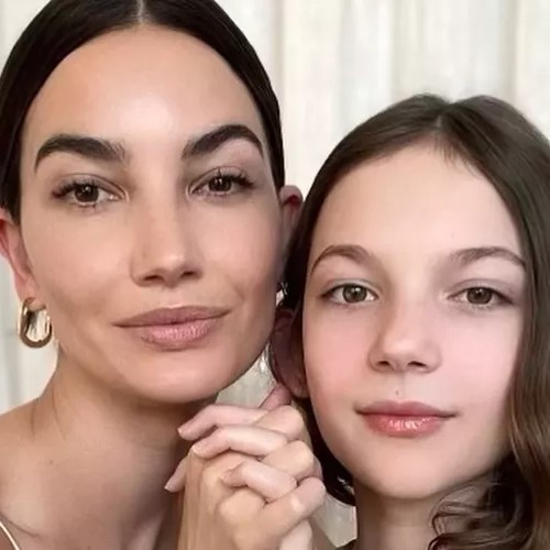 Lily Aldridge and Daughter Dixie Pearl Model Matching Tiffany & Co