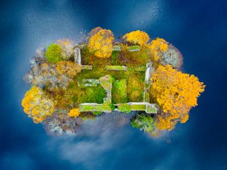 Photograph titled Lochan Eilein Castle by Iain Masterton, a winner in the Landscape Photographer of the Year 2023 competition