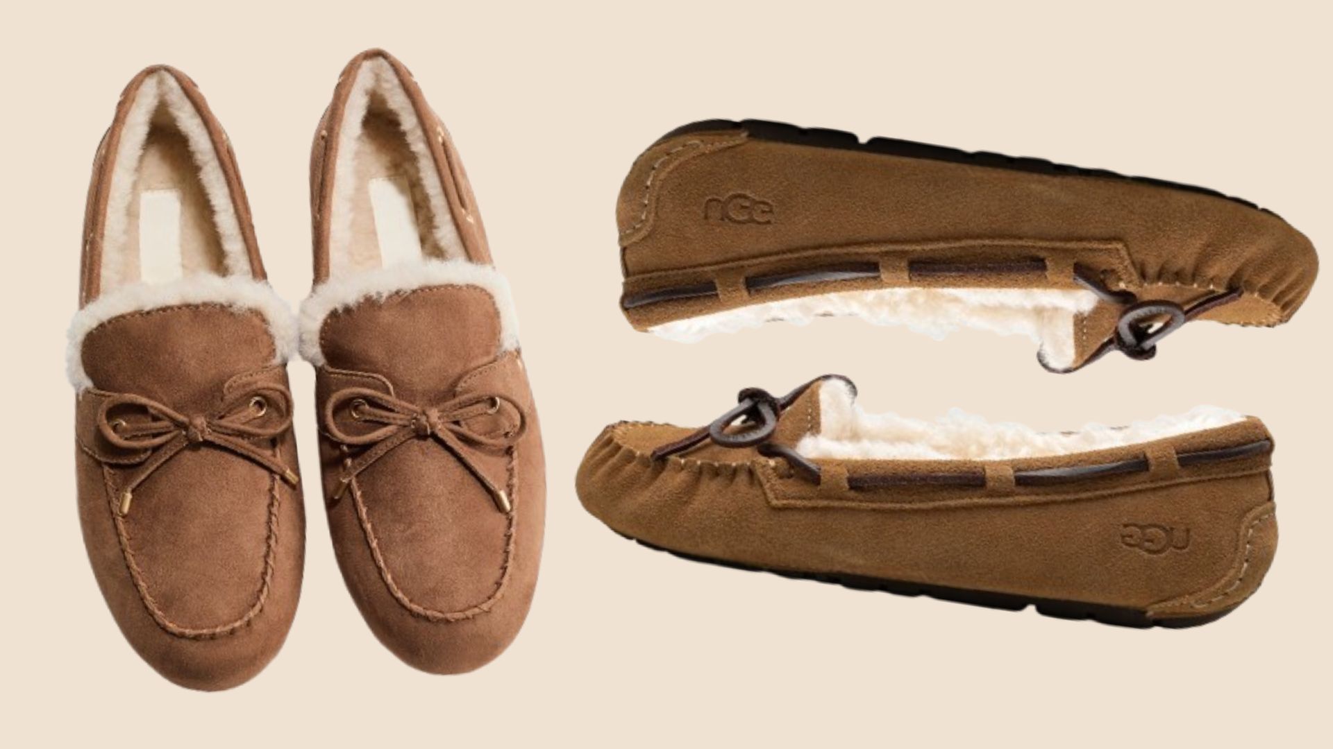 H&amp;M lookalike for UGG's lined Bella loafers