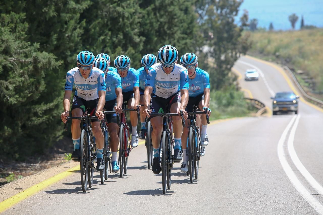 The Israel Start-Up Nation and Israel Cycling Academy squads