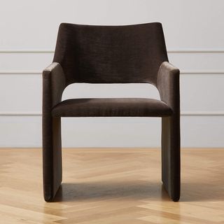 Velvet dining chair