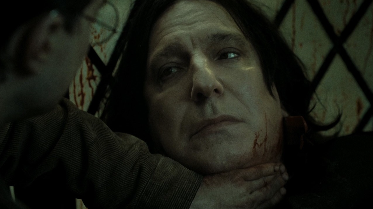 Alan Rickman in Harry Potter and the Deathly Hallows part 2.