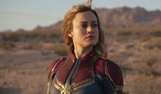 Brie Larson as Captain Marvel in Marvel film