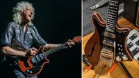 Brad McDowall's headless Red Special guitar