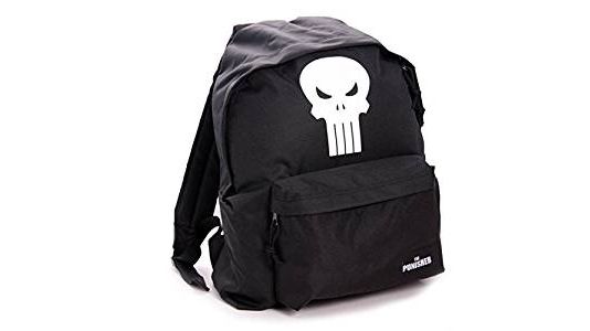 Marvel Punisher Skull-Mochila HS FAN 2.2, Negro