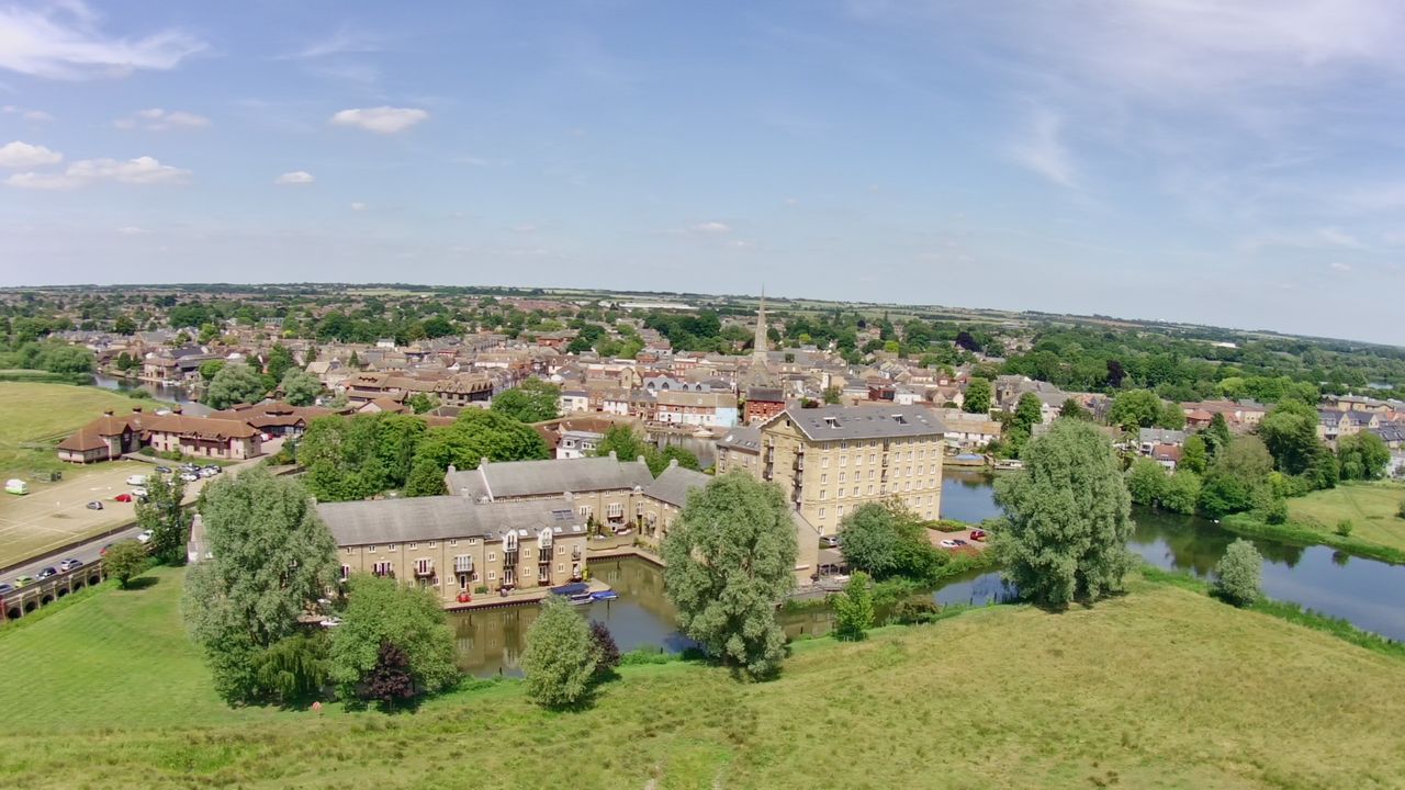Holy Stone HS720G Drone_Example image of village_Back straight from camera