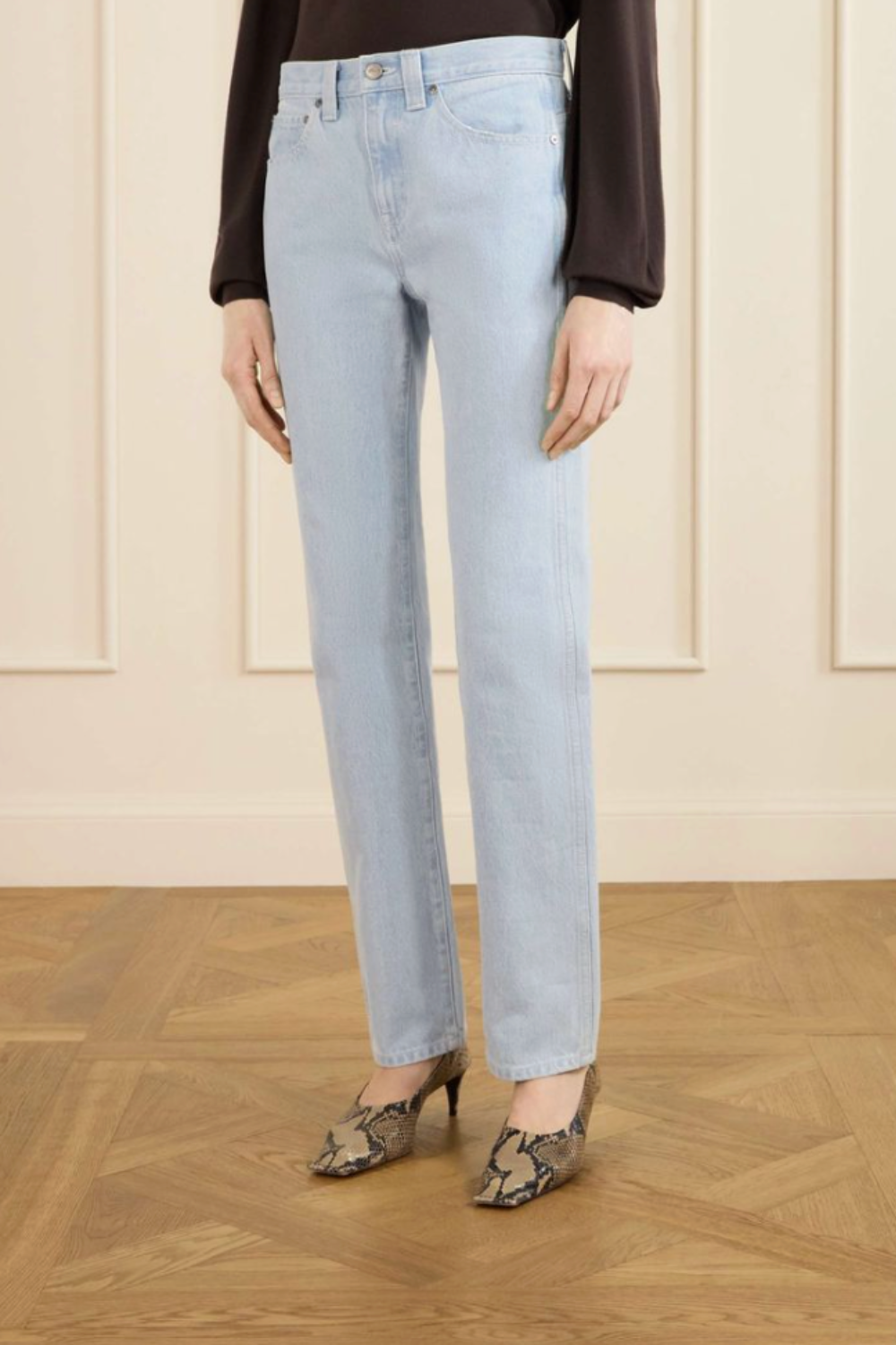 KHAITE, Farley Straight-Leg Jeans