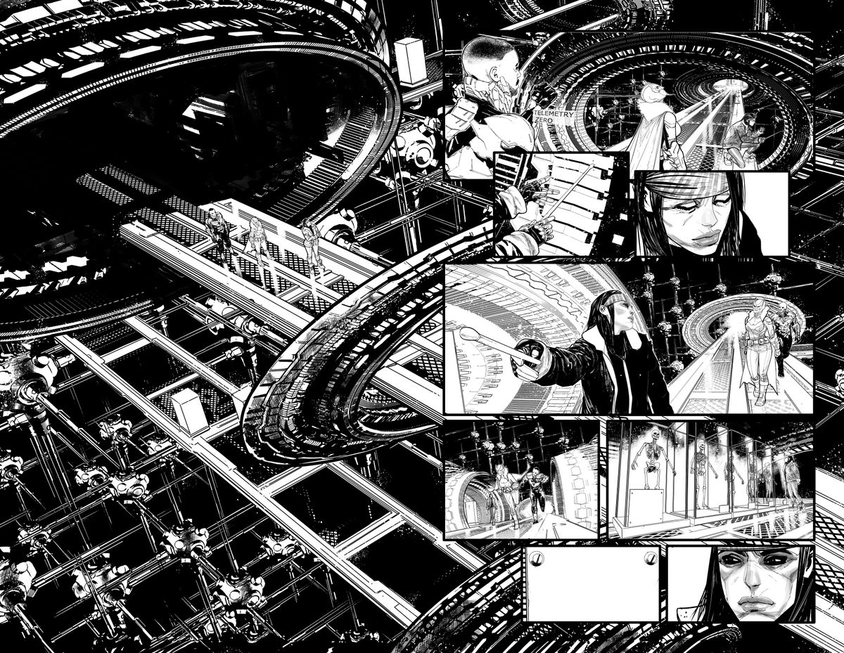 Uncolored art from Outsiders.