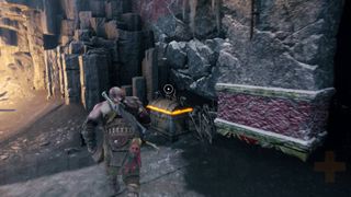 God of War Ragnarok Valhalla mode Kratos moving to loot chest