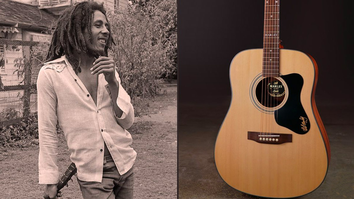 ギター BOB MARLEY guitar case by guild GUILD / A-20 Bob Marley ボブ・マーリーモデル (新品) - HR/HM