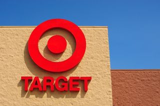 Target sign on the front of a store