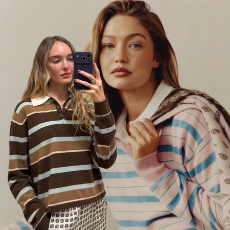 Hannah Baxter tests Guest in Residence sweater